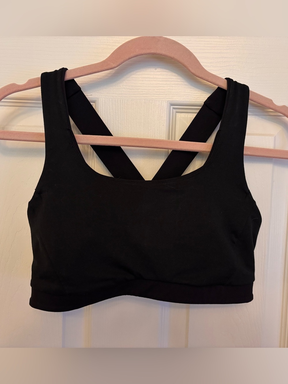 lululemon Black Cross-Back Sports Bra